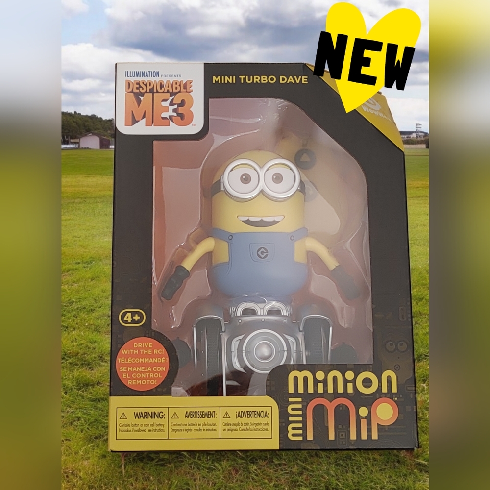WowWee Mini Minion MiP Turbo Dave - Miniature Remote-Controlled Robot toy
